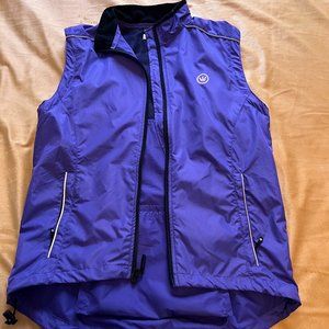 Canari Tour Cycling Jacket Convertible, Women's Medium, Purple